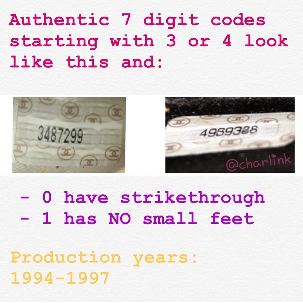A simple guide to authenticate CHANEL bag codes - Picture 5 of 8